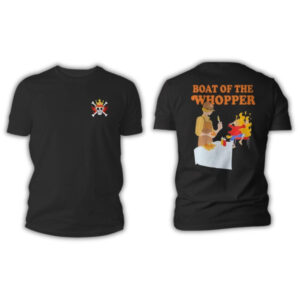 One Piece TCG x Burger King Home Of The Boat Whopper Limited Edition Black T-Shirt