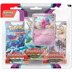 Pokemon TCG - Scarlet & Violet Paldea Evolved Triple Blister - Tinkatink & Varoom