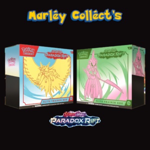Pokemon TCG - Scarlet & Violet Paradox Rift - Elite Trainer Box - Iron Valiant and Roaring Moon