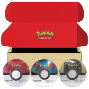 Pokemon TCG Series 9 Poke Ball Tin Bundle Includes Poke Ball, Great Ball & Ultra Ball Tins