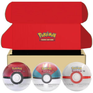 Pokemon TCG Series 9 Poke Ball Tin Bundle Includes Poke Ball, Lure Ball & Premier Ball Tins