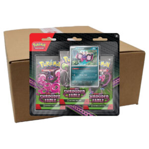 Pokemon TCG Scarlet & Violet Shrouded Fable - 3 Pack Blister Pecharunt CASE DEAL