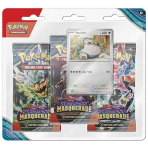 Pokemon TCG Twilight Masquerade Triple Blister - Snorlax & Revavroom