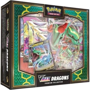 Pokemon TCG - VMAX Dragons Premium Collection - Includes 11 Sword & Shield Booster Packs