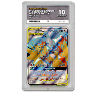 Moltres Zapdos Articuno GX Hidden fates #66 - ACE 10